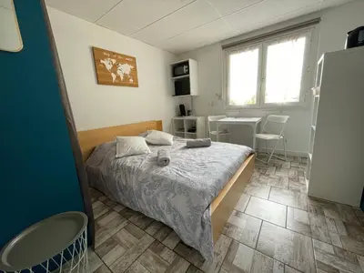 Un ou plusieurs lits dans un hébergement de l'établissement Easycolmar 2