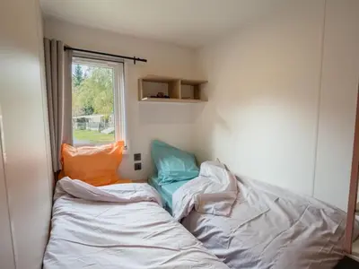 Un ou plusieurs lits dans un hébergement de l'établissement Mobil Home 6 Pers - Terrasse - Granges-Aumontzey - API-1-52-570