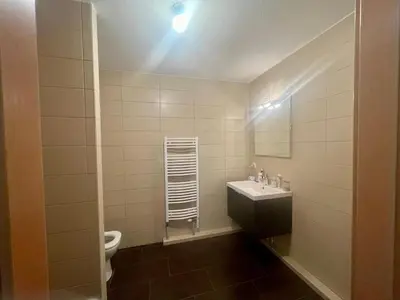 Salle de bains dans l'établissement Appart Alsace