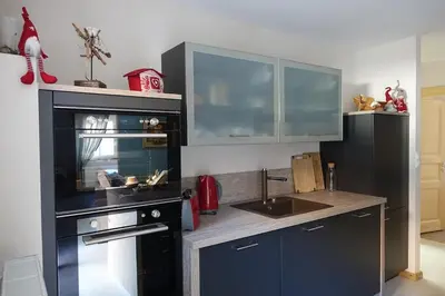 Cuisine ou kitchenette dans l'établissement Le fournil d'antan