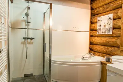 Plan de l'établissement Chalet Harmony, Liézey - Gérardmer 9p - Spa