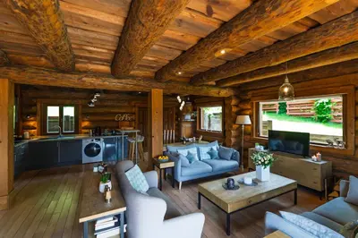 Plan de l'établissement Chalet Harmony, Liézey - Gérardmer 9p - Spa
