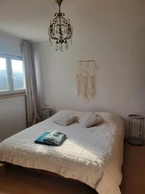 Un ou plusieurs lits dans un hébergement de l'établissement La maison des Cigognes