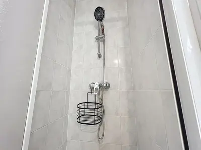 Salle de bains dans l'établissement Les Abords du Château