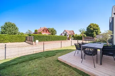 Jardin de l'établissement Duplex Jardin – Gîte des 4 Lions