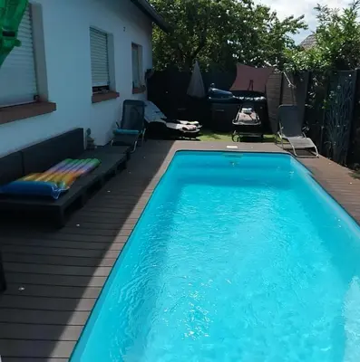 Piscine de l'établissement Chambre cosy ou située à proximité