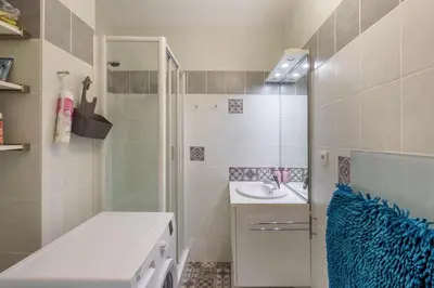 Salle de bains dans l'établissement Résidence Le Printemps - Appt vue montagne