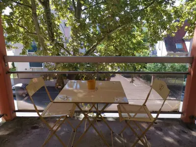 Balcon ou terrasse dans l'établissement L'Edenhome 1 parking