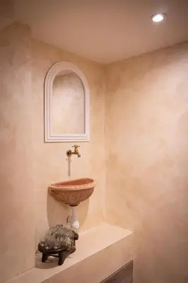 Salle de bains dans l'établissement Au vignoble 94