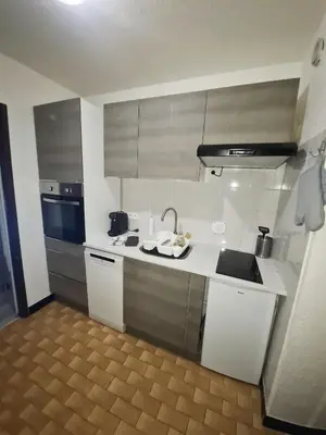 Cuisine ou kitchenette dans l'établissement Au dessus des nuages Sublime Vue
