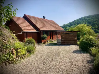 Paysage naturel près de le chalet