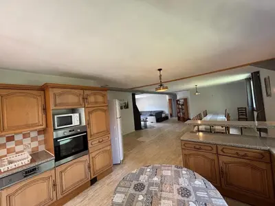Cuisine ou kitchenette dans l'établissement Gîte la Saboterie à Gérardmer