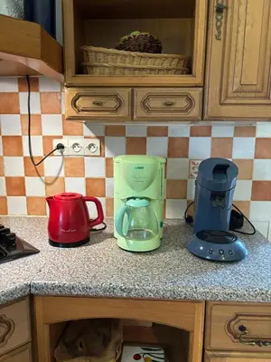 Cuisine ou kitchenette dans l'établissement Gîte la Saboterie à Gérardmer