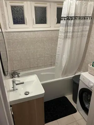 Salle de bains dans l'établissement Appartement T3
