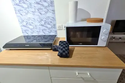 Télévision ou salle de divertissement dans l'établissement Apt 32m2, Calme, Fast WiFi