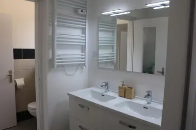 Salle de bains dans l'établissement L'illwald I
