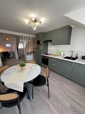 Cuisine ou kitchenette dans l'établissement Le Col'Vert - Appartement 50m2 - Colmar Centre