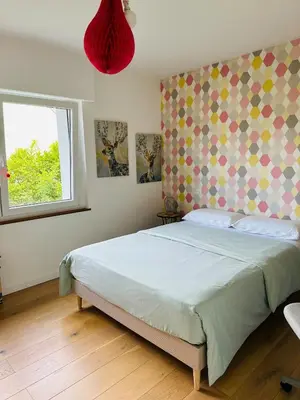 Un ou plusieurs lits dans un hébergement de l'établissement Vivez l'Alsace! Piscine, Montagne&Noël Magique