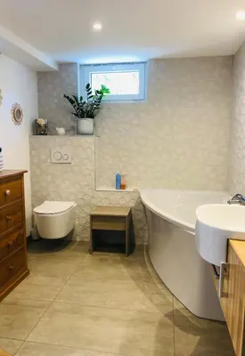 Salle de bains dans l'établissement Vivez l'Alsace! Piscine, Montagne&Noël Magique