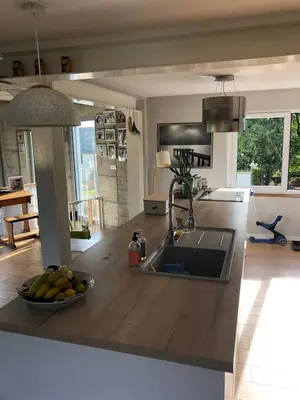 Cuisine ou kitchenette dans l'établissement Vivez l'Alsace! Piscine, Montagne&Noël Magique