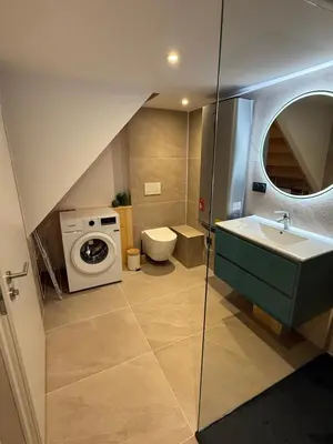 Salle de bains dans l'établissement Duplex appartement en plein centre