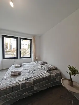 Un ou plusieurs lits dans un hébergement de l'établissement Le 15 - Beau T3 lumineux et confortable- stationnement gratuit - Mulhouse Riedisheim