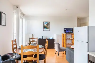 Cuisine ou kitchenette dans l'établissement Le Colmarien Moderne - Parking gratuit clos - Centre ville