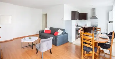 Cuisine ou kitchenette dans l'établissement Le Colmarien Moderne - Parking gratuit clos - Centre ville