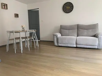 Coin salon dans l'établissement Appartement de la Chapelle