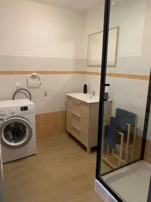 Salle de bains dans l'établissement Appartement de la Chapelle
