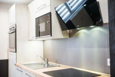 Cuisine ou kitchenette dans l'établissement Sleep in Alsace - Balcon - Centre