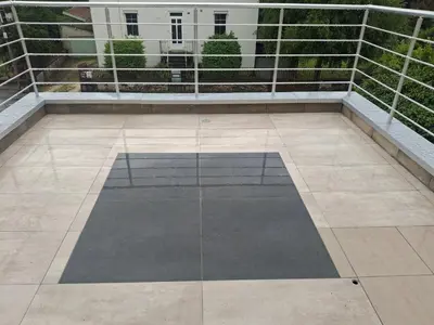 Balcon ou terrasse dans l'établissement Appartement T3 neuf