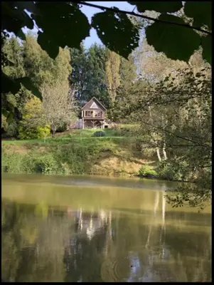 Paysage naturel près de le chalet