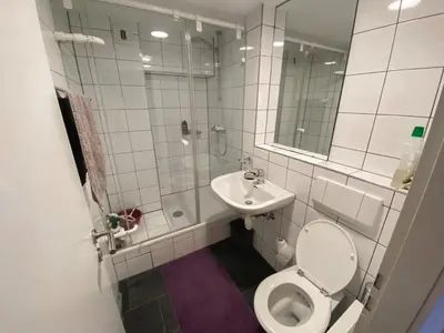 Salle de bains dans l'établissement Colmar Attic Duplex