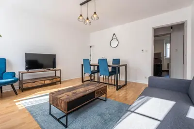 Télévision ou salle de divertissement dans l'établissement Le Bantz 3 Appartement Mulhouse Wi-Fi