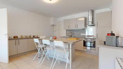 Cuisine ou kitchenette dans l'établissement Parenthèse à Eguisheim