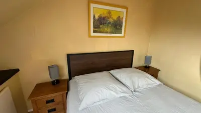 Un ou plusieurs lits dans un hébergement de l'établissement Maison alsacienne cosy avec parking privé, à deux pas du marché de Noël de Kaysersberg - 6 guests