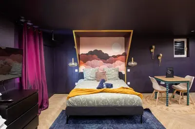 Plan de l'établissement Ultra Deluxe Studio, 1000 nuits, Parking sur Place