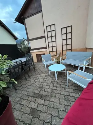 Balcon ou terrasse dans l'établissement Le BERG'KAY