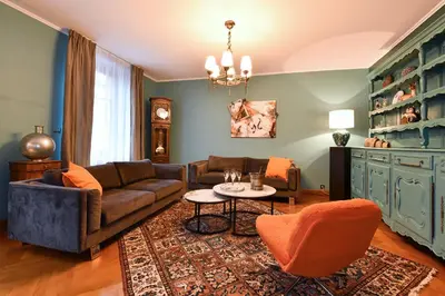 Coin salon dans l'établissement Le BERG'KAY