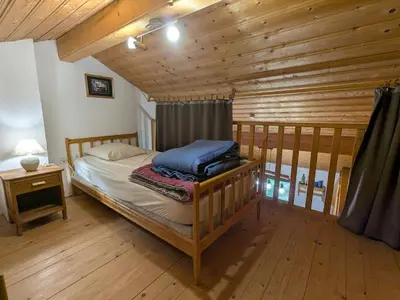 Un ou plusieurs lits dans un hébergement de l'établissement Chalet confortable dans les Vosges - 2 gîtes indépendants - FR-1-589-838