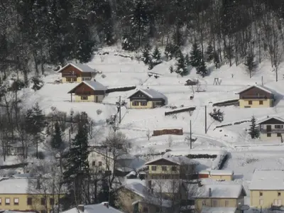 L'établissement Gîte Confortable au Cœur des Vosges - Animaux Acceptés - FR-1-589-839 en hiver
