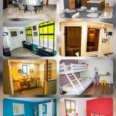 Gîte 4 à 10 Personnes avec sauna