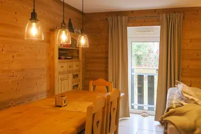 Coin salon dans l'établissement Appartement Le Coeur des Vosges - 2 chambres