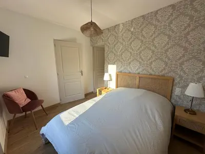 Un ou plusieurs lits dans un hébergement de l'établissement Appartement 4 personnes