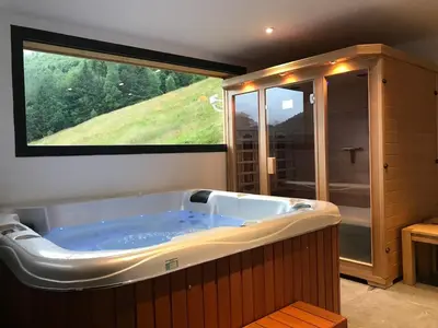 Plan de l'établissement Magnifique gîte 4 étoiles pour 6p avec 3 chambres, accès Jacuzzi