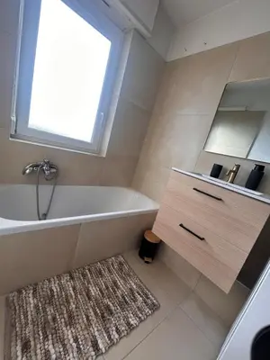 Plan de l'établissement Magnifique, appartement spacieux, deux chambres , deux terrasse, un grand salon, salle à manger, pas loin de la gare de Muhlouse