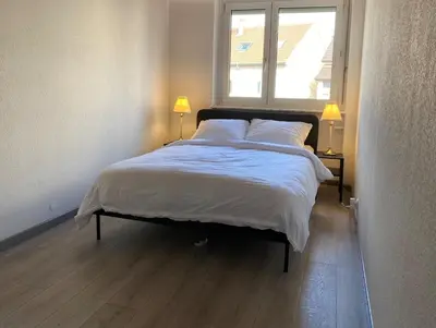 Un ou plusieurs lits dans un hébergement de l'établissement City Huningue