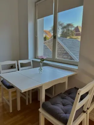 Coin salon dans l'établissement Appartement cosy au cœur de la Petite Venise - Colmar