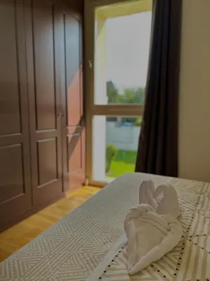 Un ou plusieurs lits dans un hébergement de l'établissement Appartement cosy au cœur de la Petite Venise - Colmar